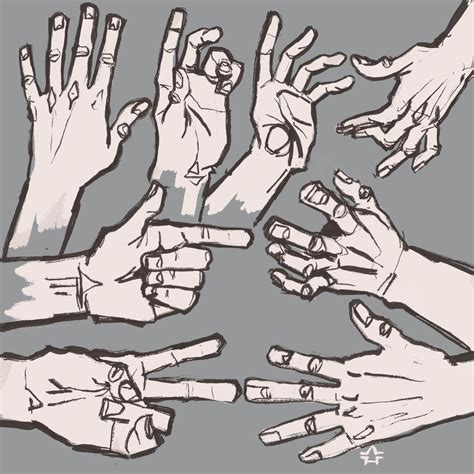 Practicing drawing male hands; how do you like? : r/ManHands