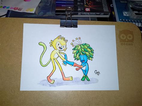 Vinicius and Tom - Olympics Mascots 2016 by Gata-flecha on DeviantArt