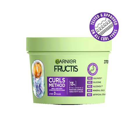 fructis curls method hair mask  curly hair garnier aus nz