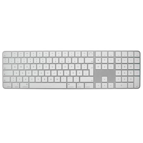 Apple Magic Keyboard Qwertz Mit Touch Id Und Ziffernblock Für Mac Mit Apple