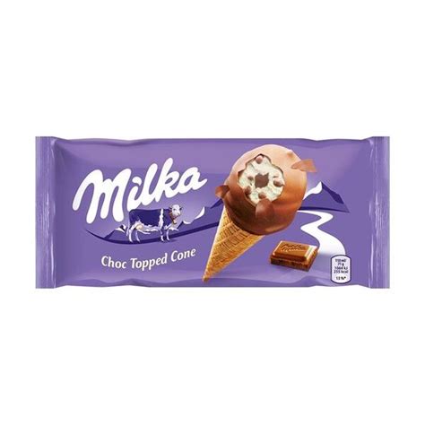 Milka Ice Cream Ball Top Cone 110ml Contest Distrubution