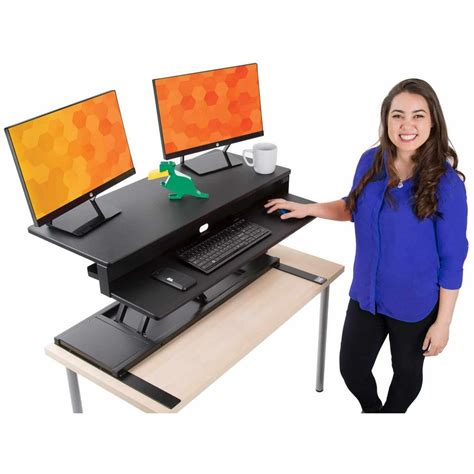 Flexpro Power 40 Inch Electric Standing Desk | Electric Height-Adjustable Stand up Desk | by ...