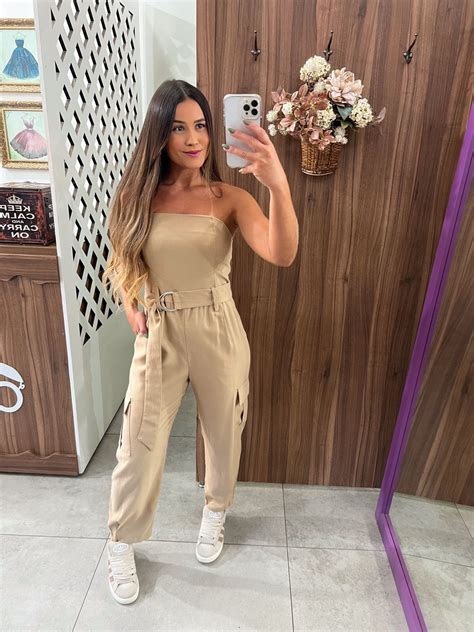 Macacão Nude Sofia Closet