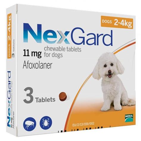 ☞Нексгард 2-4кг (NexGard) Жевательная Таблетка для защиты Собак от Блох ...