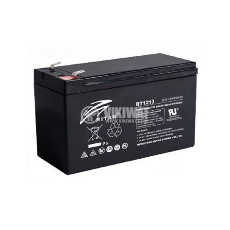 Sealed Lead Acid Battery 12V 1 3Ah RT1213 RITAR VIKIWAT