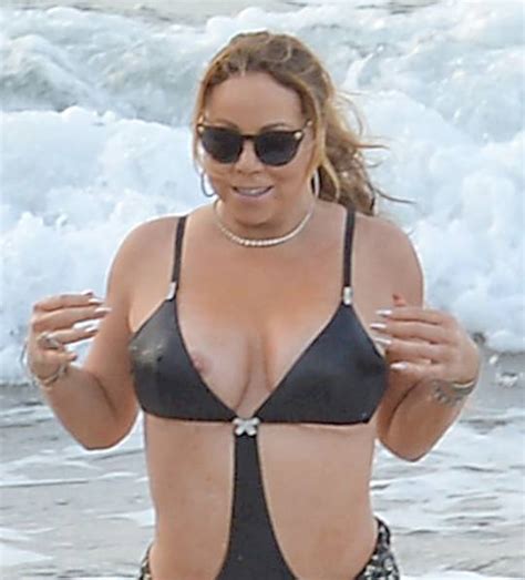 Mariah Carey Bikini Slip Scrolller