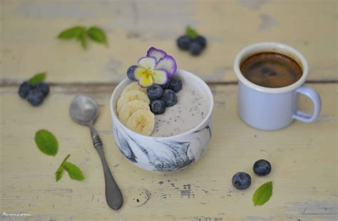 Pudding Aux Graines De Chia Fromage Blanc Bananes Myrtilles