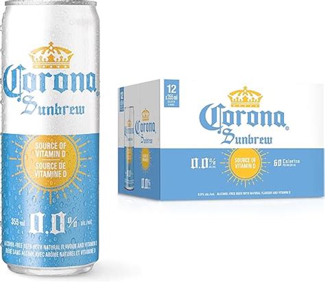 Corona Sunbrew Non Alcoholic Beer Source Of Vitamin D Ml Cans