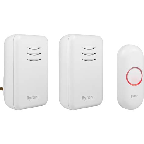 Byron Dby Uk Wireless Doorbell Set Dby Uk