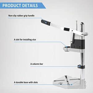 BTSHUB Adjustable Drill Press Stand Benchtop Drill Press Tool Universal