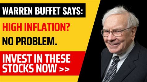 Warren Buffet How To Invest During High Inflation Youtube