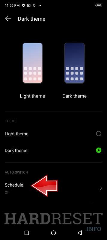 Cómo activar y desactivar el modo oscuro en INFINIX Hot 20I HardReset info