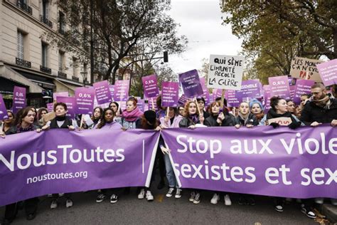 Des Manifestations Contre Les Violences Sexistes à Paris Et Dans