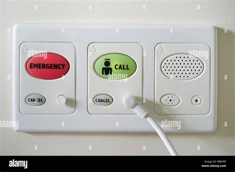 Emergency call button at a hospital Stock Photo - Alamy