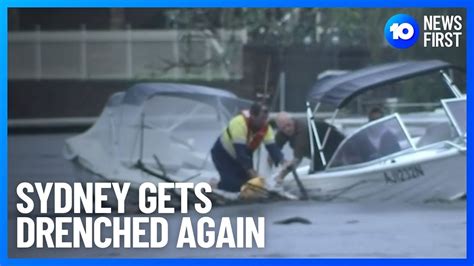 Sydney Hit With Flash Flooding 10 News First Youtube