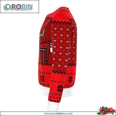 Alien And Santa Dildo Funny Ugly Sweater Robinplacefabrics