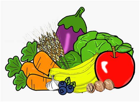 Free Clipart Of Vegetables And Fruits