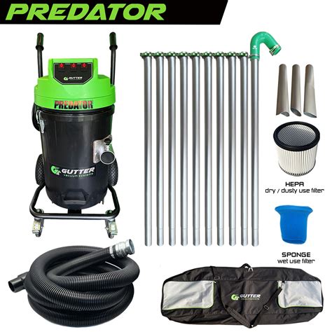 Predator With Polypropylene Drum Gutter Vacuum Systems