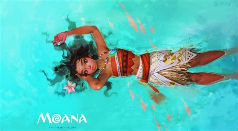 Moana Fan Art Q Peng On Artstation At Artwork Lvnwautm Campaign