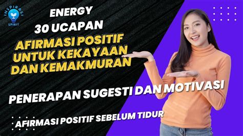 Afirmasi Positif Untuk Kekayaan Yang Bisa Dilakukan Sebelum Tidur