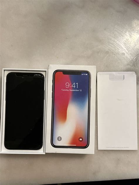 Apple iPhone X 256GB Space Gray Unlocked A1901 GSM 手提電話 手機