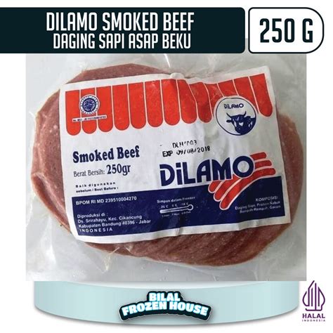 Jual Dilamo Smoked Beef Daging Sapi Asap Beku Smoked Beef Gr