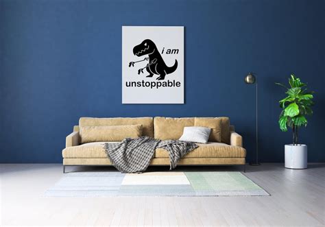 I Am Unstoppable Svg T Rex Svg Tyrannosaurus Rex Dinosaur Etsy