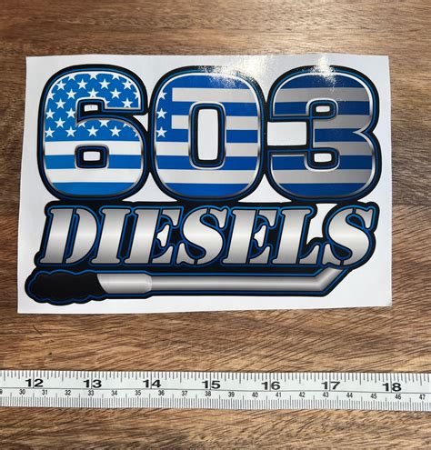 603 Diesels Classic Decal 603 Diesels