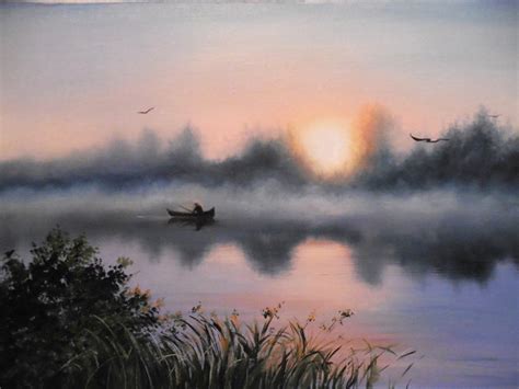Рыбак) - Изобразительное искусство - Масло, акрил