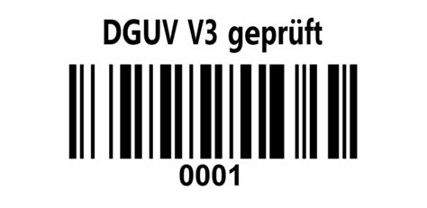 Prüfetiketten 40x15mm DGUV V3 Prüfetiketten Barcodelabels24