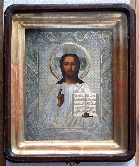 Icono Cristo Pantocr Tor Madera Mediados Del Siglo Xix Catawiki