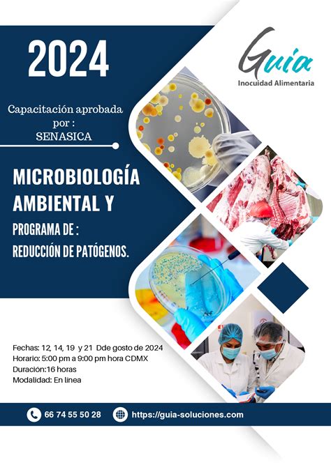 Curso Microbiología ambiental y programa de reducción de patógenos