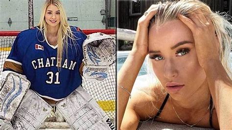 Ice Hockey The Ice Hockey Goalkeeper Who Has Made It As A Model Mikayla Demaiter Is