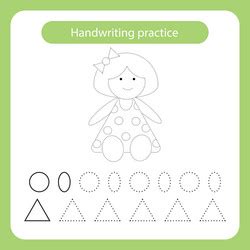 Doll Flashcard Vector Images (15)