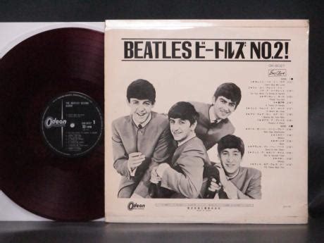 Backwood Records Beatles Second Album Japan Early Press Lp Odeon Red