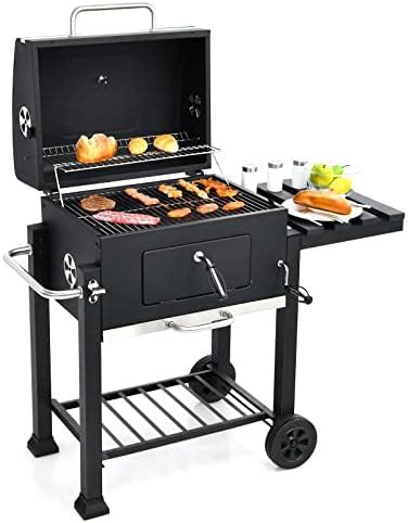 BBQ Toro Chariot de barbecue au charbon de bois Ø 42 x L 80 cm