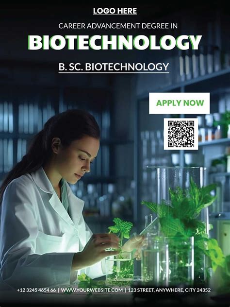 Ai Biotechnology Poster Maker Generate Biotechnology Posters With No