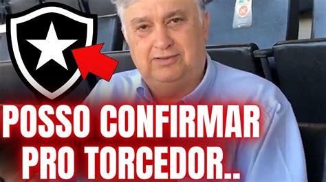 SAIU AGORA DE MANHÃ PRESIDENTE CONFIRMOU CONTRATAÇÃO NO BOTAFOGO