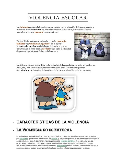 Calam O Violencia Escolar