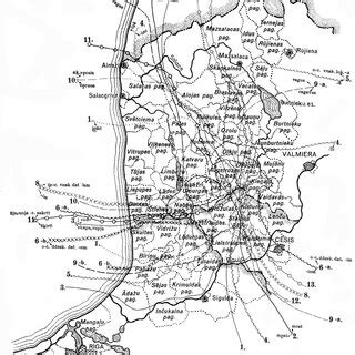 V. Rūķe. Western Vidzeme isogloss map. | Download Scientific Diagram