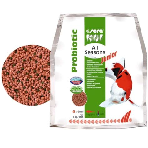 Sera Koi Junior All Seasons Probiotic 5kg Pokarm dla młodych koi Sklep