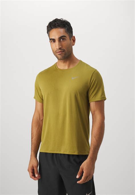 Nike Performance Miler T Shirt De Sport Pacific Moss Silver Olive