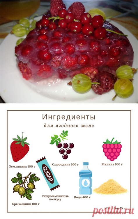 Диетические десерты с желатином— все это не только вкусно, но и очень ...