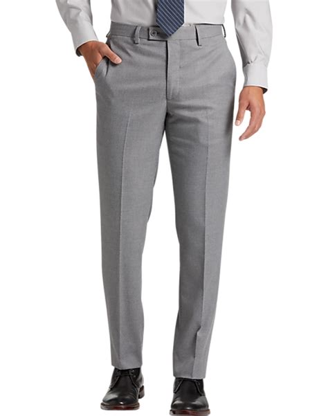 Egara Skinny Fit Suit Separates Pants Light Gray Mens Suits Mens