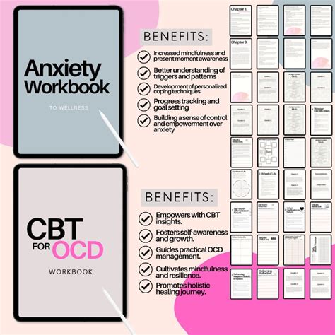 Ocd Therapy Workbook Bundle Ocd Worksheets Cbt For Ocd Workbook Ocd