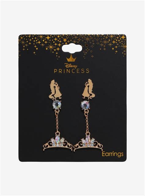 Disney Princess Rapunzel Crown Earring Set Hot Topic Disney Princess Earrings Disney