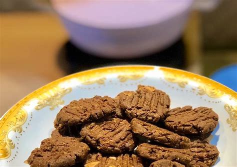 Resep Oat Choco Almond Cookies Teflon Takaran Sendok Tanpa Oven