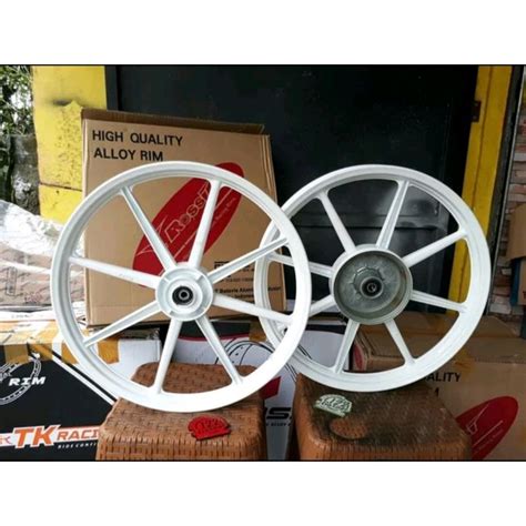 Jual Velg Racing V Rossi Palang 8 P8 Model Daichi Alloy Putih 17 X 140