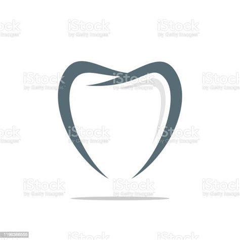 Tooth Shape Dental Logo Template Illustration Design Vector Eps 10