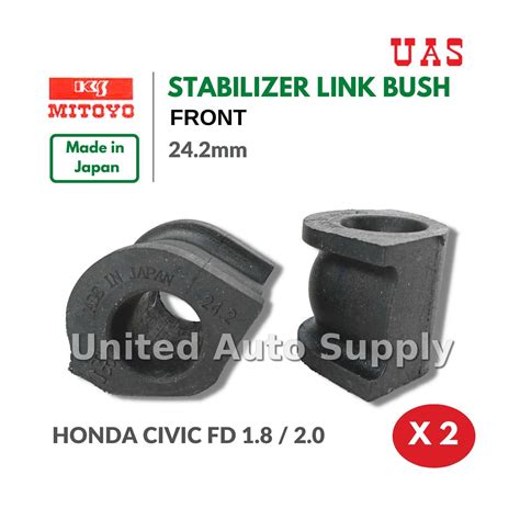 HONDA Civic FD 1 8 2 0 SNA SNB Stabilizer Bush Front Rear Japan MITOYO